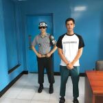 El actor y director, fotografiado en uno de los pocos lugares en los que le permitieron hacerlo.