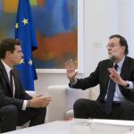 Rivera con Rajoy en Moncloa en una imagen de archivo
