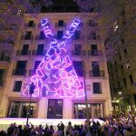 La fachada iluminada fue un perfecto broche de oro para una noche llena celebración y alegría, en la que no faltaron incluso brindis