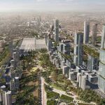 Fotomontaje de Madrid Nuevo Norte