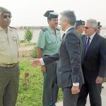 El ministro del Interior, Fernando Grande-Marlaska, ayer durante su visita a Nuakchot (Mauritania) / Efe