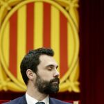 El presidente del Parlament, Roger Torrent