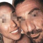 El padre de Dominique, junto a su pareja, que acaba de ser detenida
