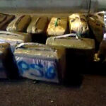 Imagen de las drogas encontradas por la Guardia Civil