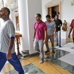 Prisioneros políticos excarcelados en Caracas / Ap