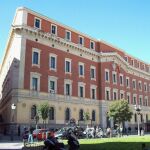 Una de las fachadas de la sede madrileña del Tribunal de Cuentas
