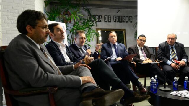 Esta mañana se celebró la rueda de prensa del I Congreso Internacional Derechos de Autor y Propiedad Intelectual organizadas por la firma de abogados Cremades &amp; Calvo Sotelo Foto: Twitter de Cremades&amp;CalvoSotelo