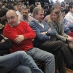 Vista general de los asistentes a la asamblea que los pilotos de Iberia celebraron el pasado miércoles.