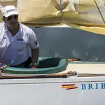 Pedro Campos a los mandos del Bribon/ Foto: Alberto R. Roldan