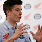 Marc, en un acto promocional de Estrella Galicia, ayer en Sao Paulo