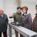 Juan Ignacio Diego junto a Jesús García y Pilar Sanz, entre otros, visitan las obras