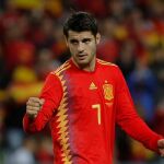 Álvaro Morata con la camiseta de la Selección/Reuters