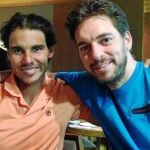 Nadal y Pau, hace dos años en París