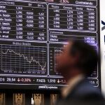 Paneles informativos de la Bolsa