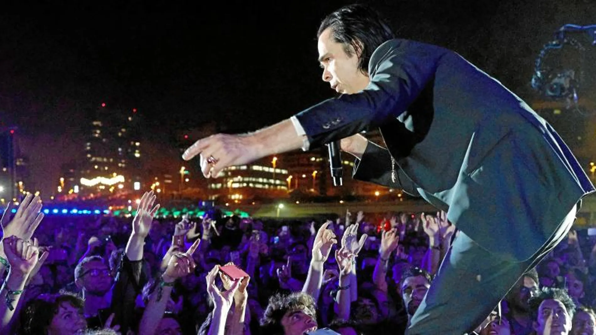 Nick Cave, en una acutación en el Primavera Sound