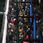 Imagen de archivo de un día de huelga de Metro / R. Mondelo