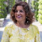Botella, durante un receso en los ensayos junto a los miembros de la candidatura que viajan hoy a Lausana para explicar al COI las bondades de Madrid 2020