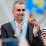 El presidente de CS, Albert Rivera y, el diputado por Valencia en el Congreso de esta formación, Toni Cantó, ayer durante el acto en Valencia