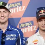 Jorge Lorenzo y Dani Pedrosa