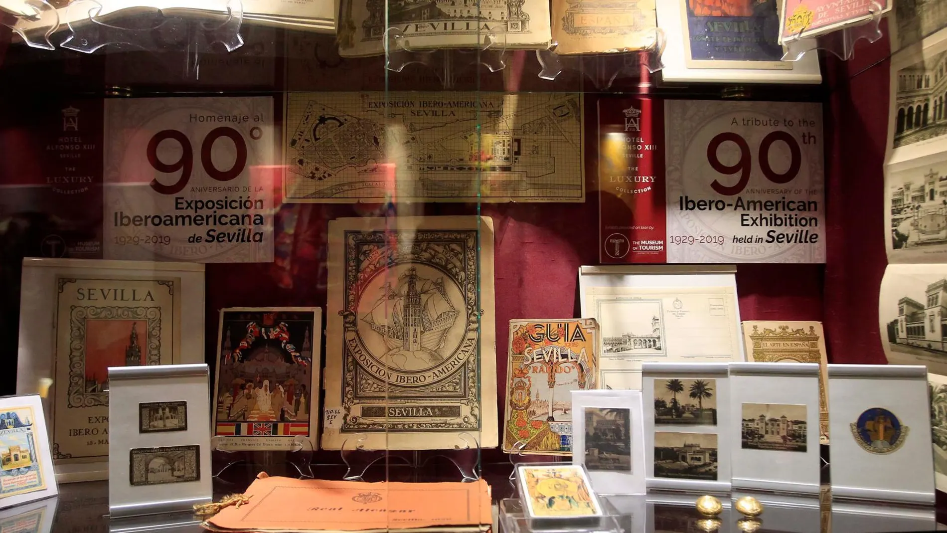 Exposición sobre la muestra iberoamericana de 1929 / Foto: Manuel Olmedo