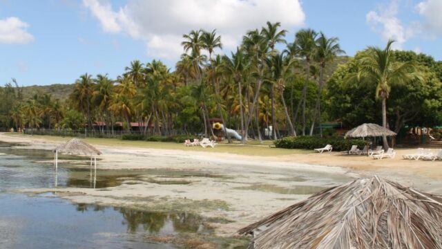 Una de las playas de Puerto Rico