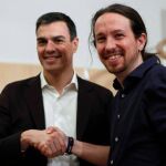 Sánchez e Iglesias en una imagen de archivo / Efe