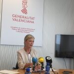 La consellera de Justicia presentó ayer el plan de reforma acometido en la Ciudad de la Justicia después de que hace un año sufriera un incendio. Reparar los daños del fuego han costado a las arcas públicas 2,6 millones