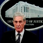 El fiscal especial Robert Mueller en el Departamento de Justicia/ Reuters