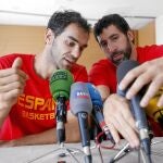Calderón y Mumbrú, en la conferencia de prensa que ofrecieron ayer en Liubliana