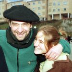 Josu Ternera junto a su hija en una foto de archivo