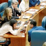 Ignacio Aguado, charla con Rocío Monasterio. (Foto: Gonzalo Pérez)