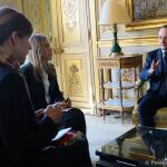 Hollande se ha reunido hoy con responsables de medios franceses