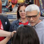 José Andrés Álvarez, número uno de Cs a la Alcaldía de Alcantarilla, en un acto junto a Isabel Franco, líder de la formación naranja en la Región
