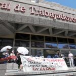 Imagen de archivo de una protesta de los trabajadores de UGT en mayo