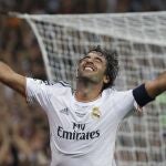Raúl González con el Real Madrid.