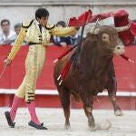 Jiménez Fortes da un pase de pecho en la pasada Feria de Nimes