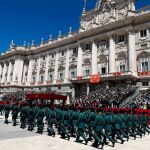 Vista general del acto conmemorativo del 175 aniversario de la fundación de la Guardia Civil