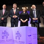 Pablo Rodríguez, Pedro de la Fuente, Rafael Barbero, Javier Lacalle y Simona Palacios, participan en la apertura del Congreso Internacional de Autismo Burgos