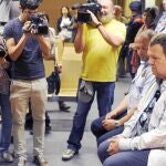 El celador, Joan Vila, durante el juicio por la muerte de once ancianos en el geriátrico