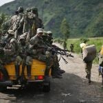 Rebeldes del M23 en República Democrática del Congo.
