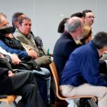 Los procesados en la segunda y tercera pieza de la causa Cooperación, en una imagen de archivo