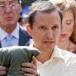 Jose Bretón, durante su participación en la reconstrucción de los hechos en el parque Cruz Conde