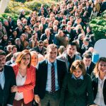 Luis Barcala, candidato a la Alcaldía de Alicante, María José Català, a la de Valencia, Pablo Casado, Isabel Bonig y Begoña Carrasco, por Castellón