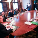 Ximo, reunido esta tarde con su Gobierno.