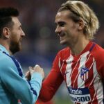Griezmman, con Messi