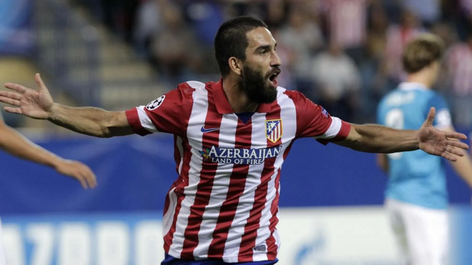 Arda Turan con el Atlético de Madrid.