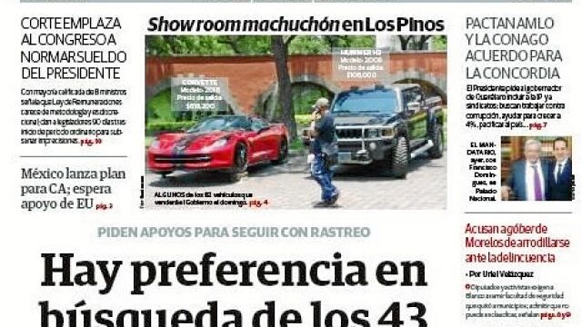Portada de La Razón de México, que acaba de cumplir 10 años