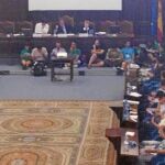 La reunión del Consejo de Estudiantes Universitarios, ayer en el Ministerio de Educación