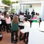 Un momento de la clase magistral para mujeres
