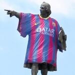 Xavier Trias se arrepiente de vestir a Colón de blaugrana
